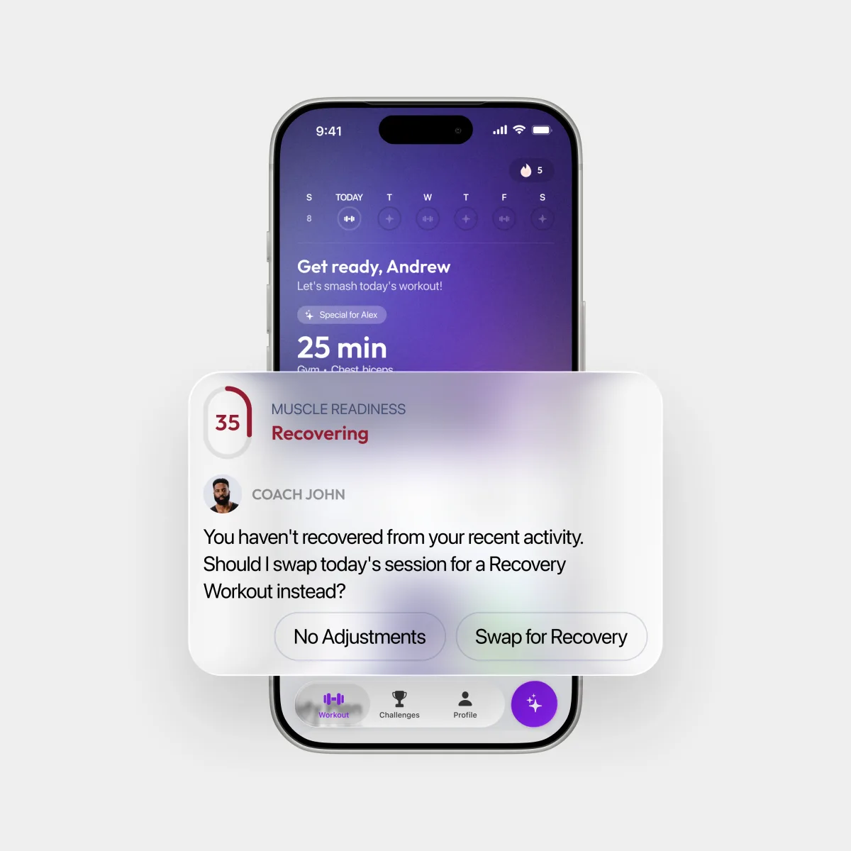 AI Coach Experience — Proactive check-ins