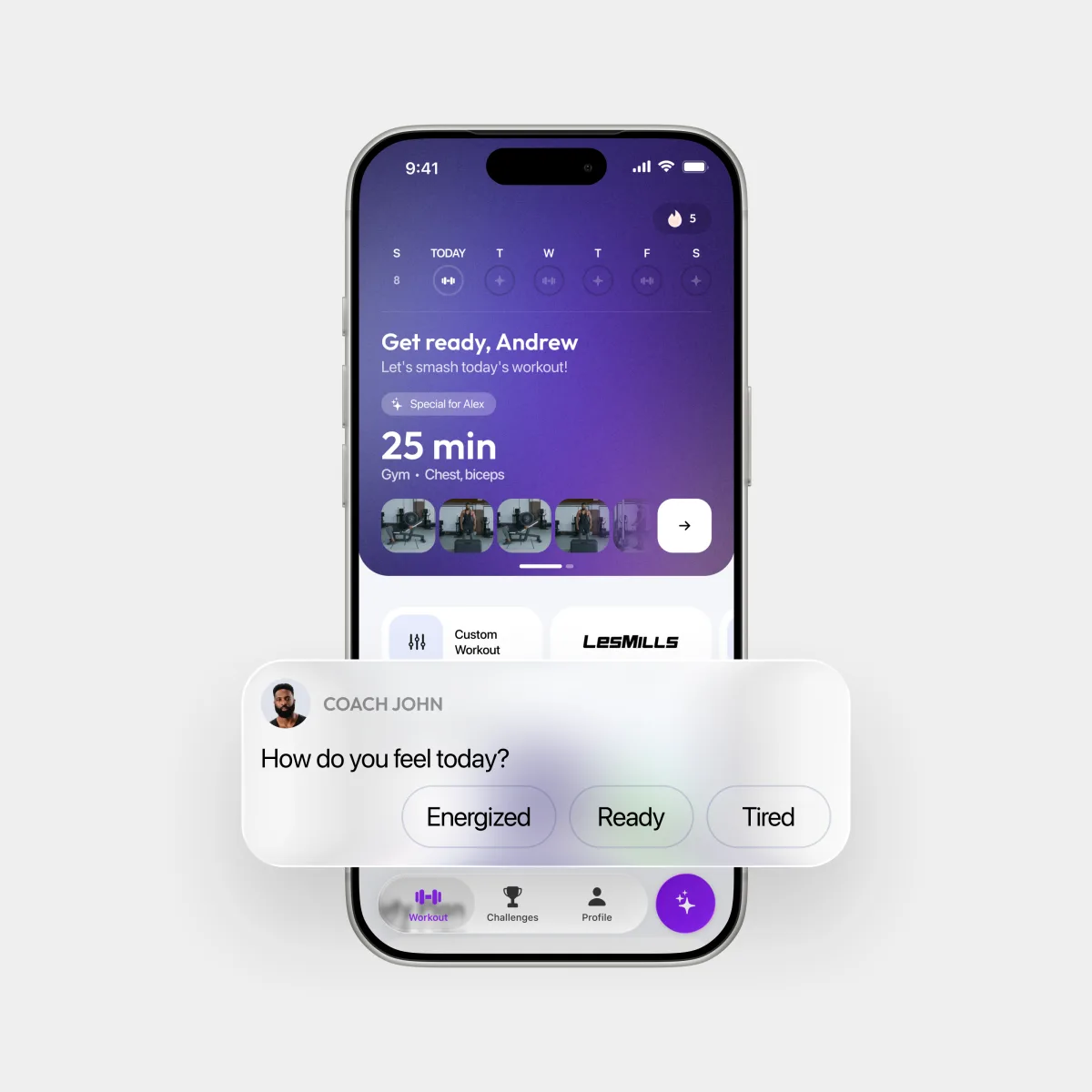 AI Coach Experience — Proactive check-ins