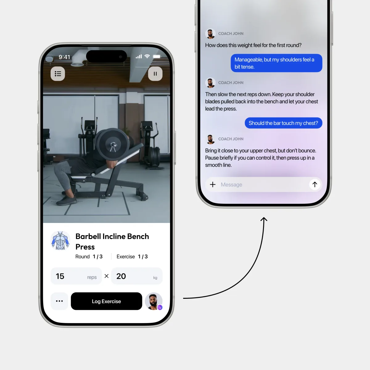 AI Coach Experience — Coaching moments, not chat