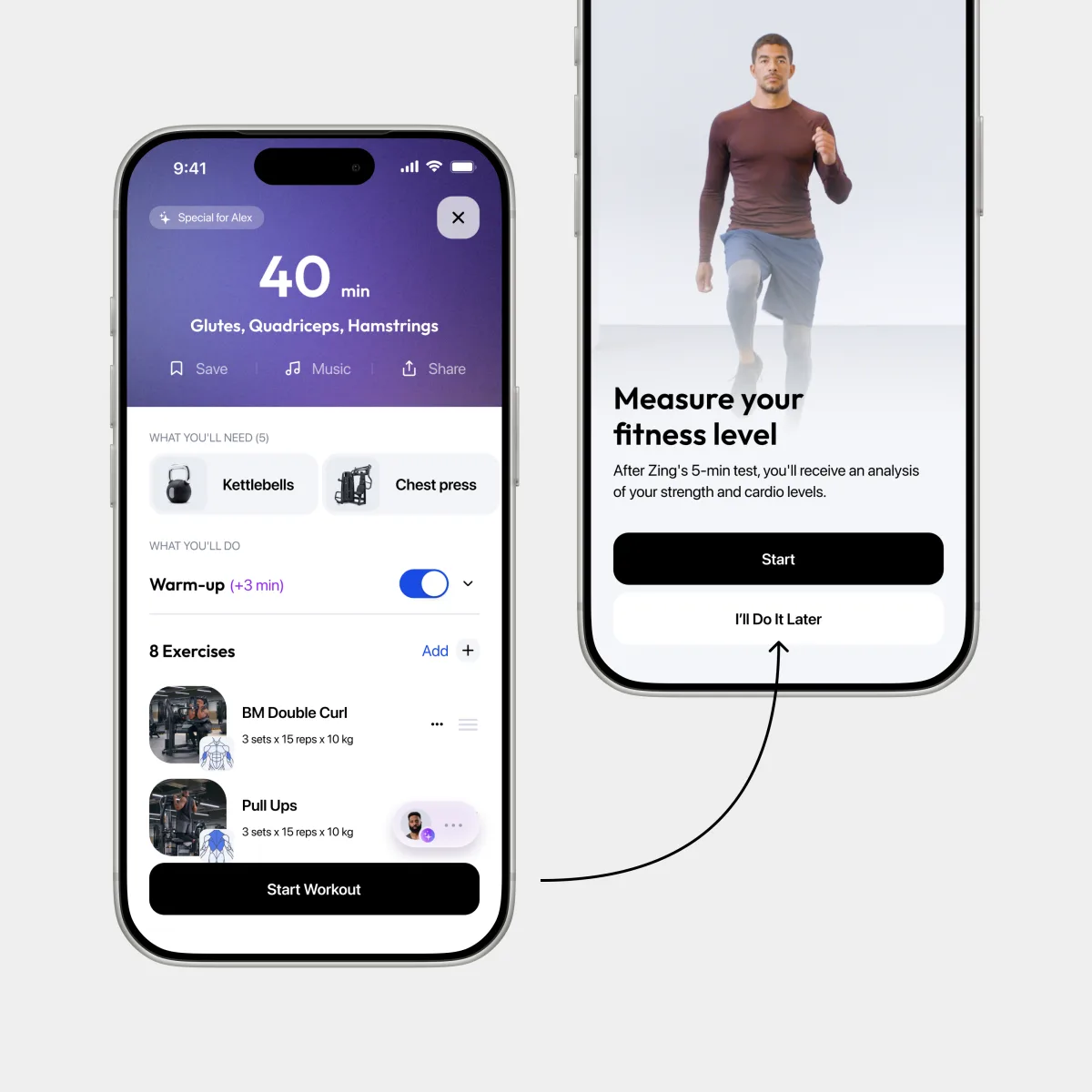 AI Fitness Assessment System — Measure before adapting