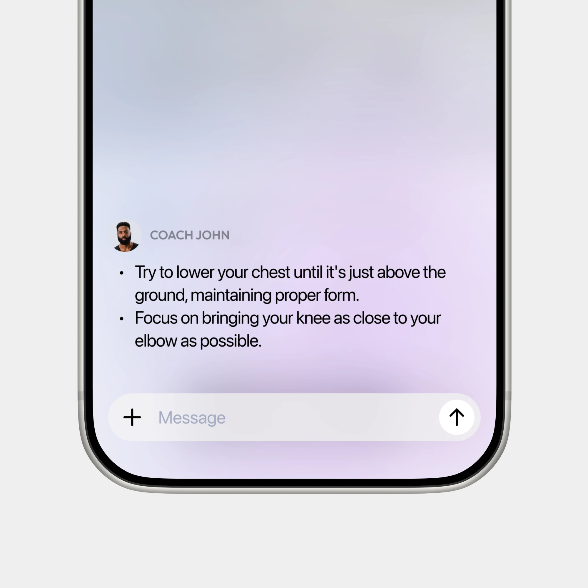 Mobile App Experience — Four workouts make the habit